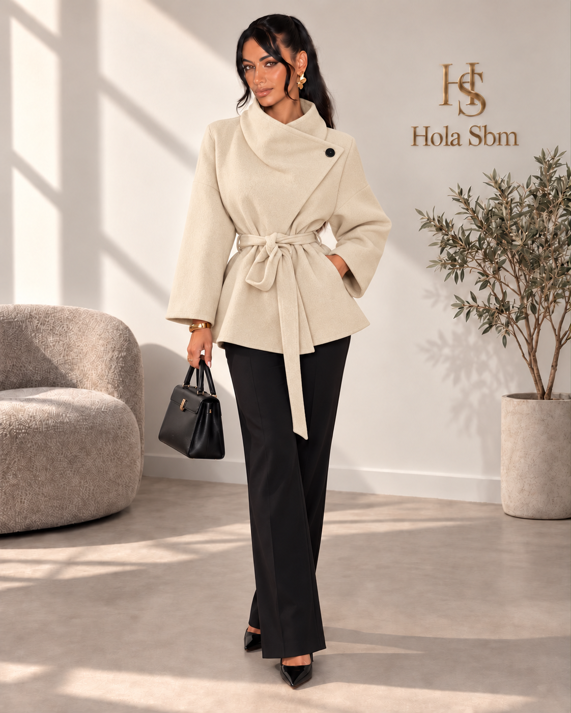 Cappotto Velthia Panna